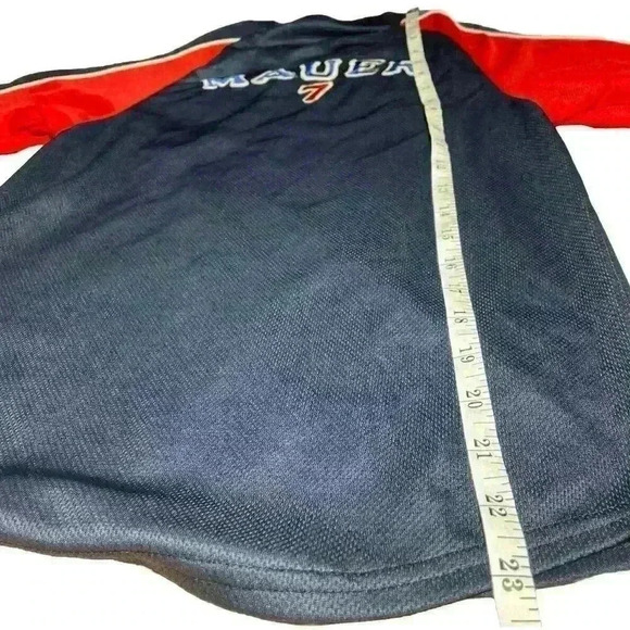 vintage Twins jersey y2k Minnesota twins joe mauer jersey youth SM. #3 patch - Picture 9 of 9